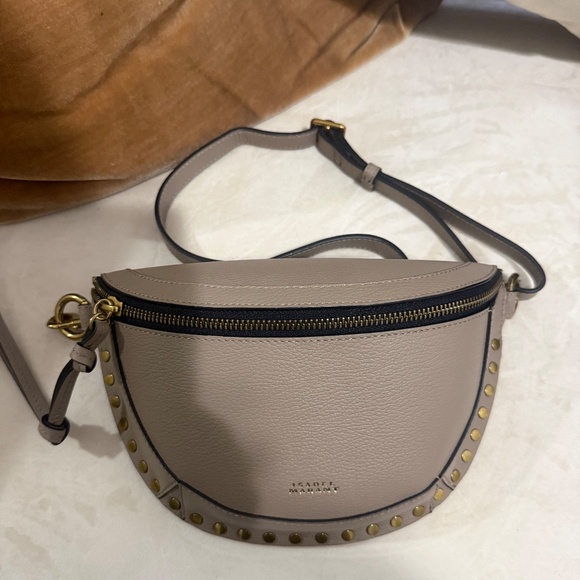 Isabel Marant Skano crossbody sling belt bag taupe - Picture 4 of 4